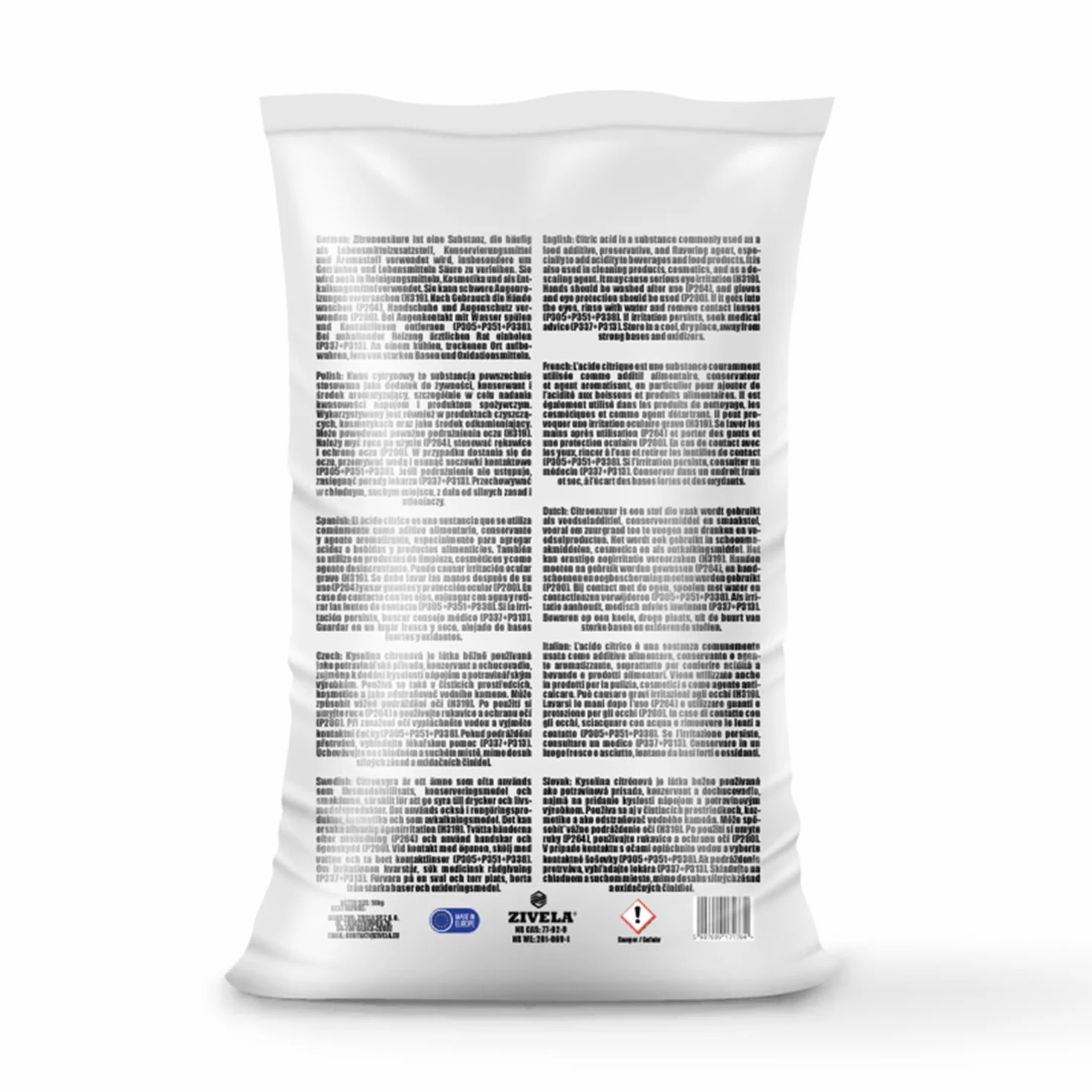 10 kg de ácido cítrico en polvo de calidad alimentaria, remedio casero para cocina y hogar, ácido cítrico 100% puro, ácido cítrico E330 (2 x 5 kg)