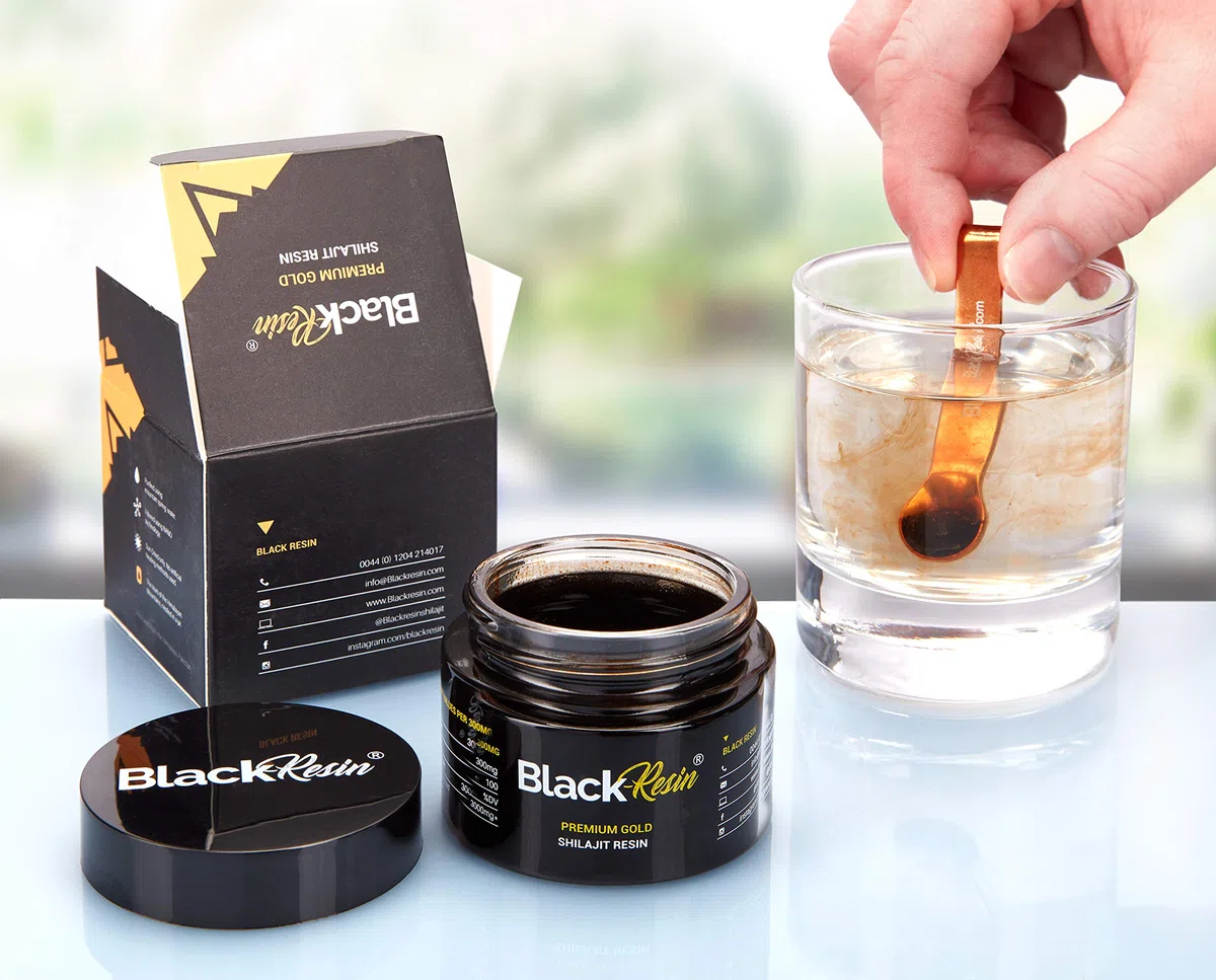 Premium Gold Grade Shilajit Resin. Himalayan Mountains - 3 Months Supply