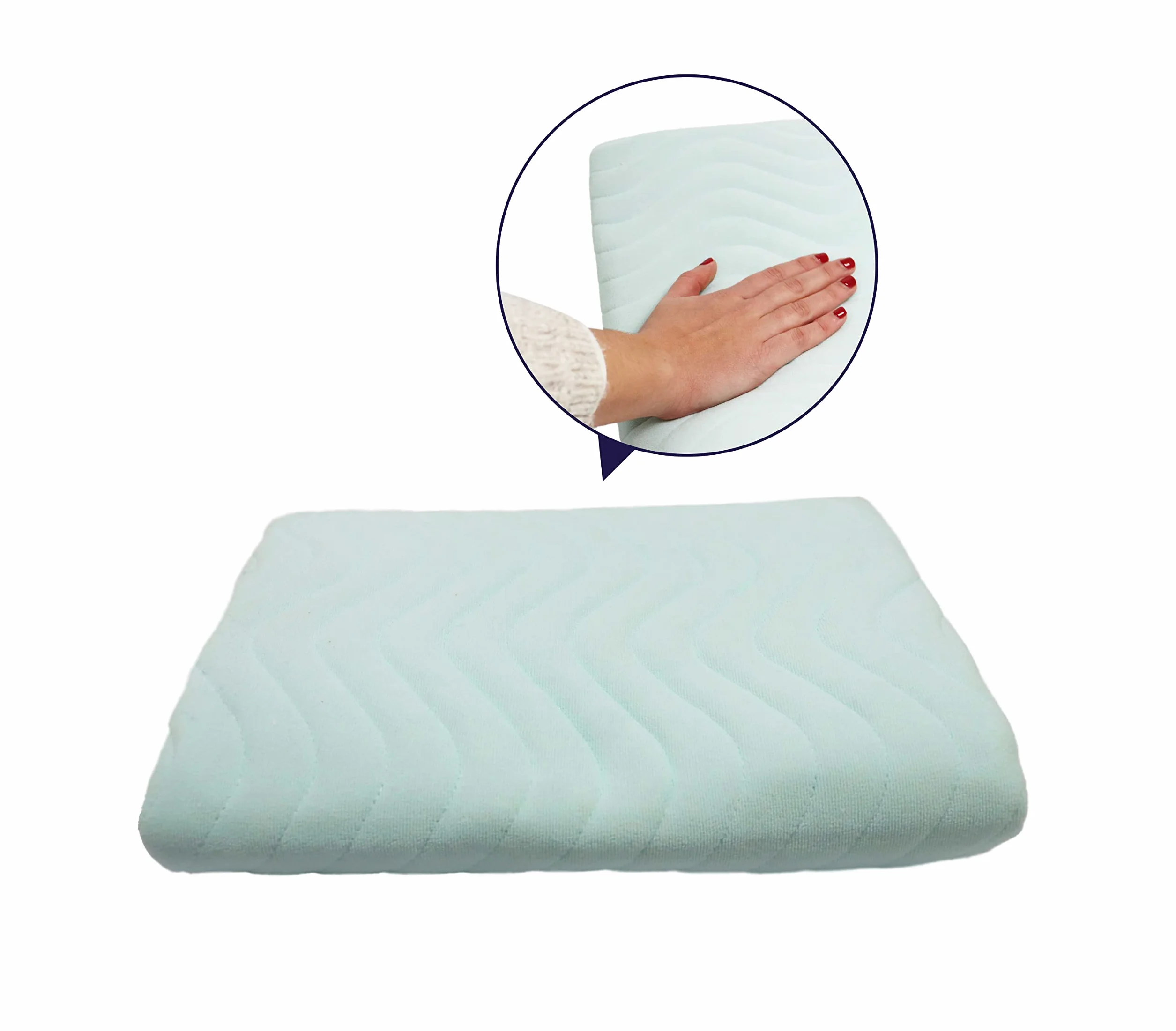 KMINA Empapadores Cama Adultos Lavables 5 Capas (x2 uds, 135x75 cm), Reutilizable y Ajustable, Protector Colchón Incontinencia - Fabricado en Europa