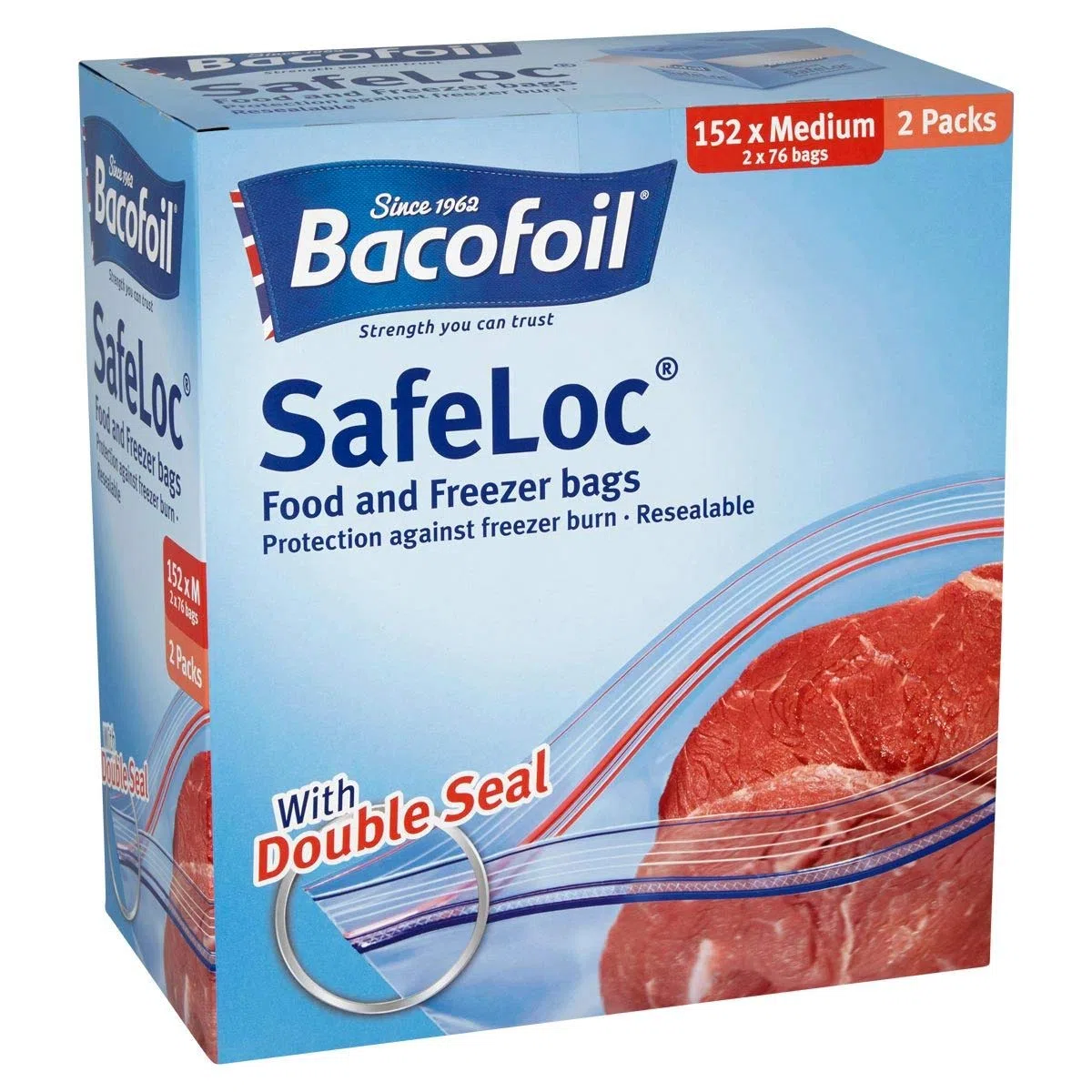 BacoFoil M264219C Safeloc mediano, 152 unidades