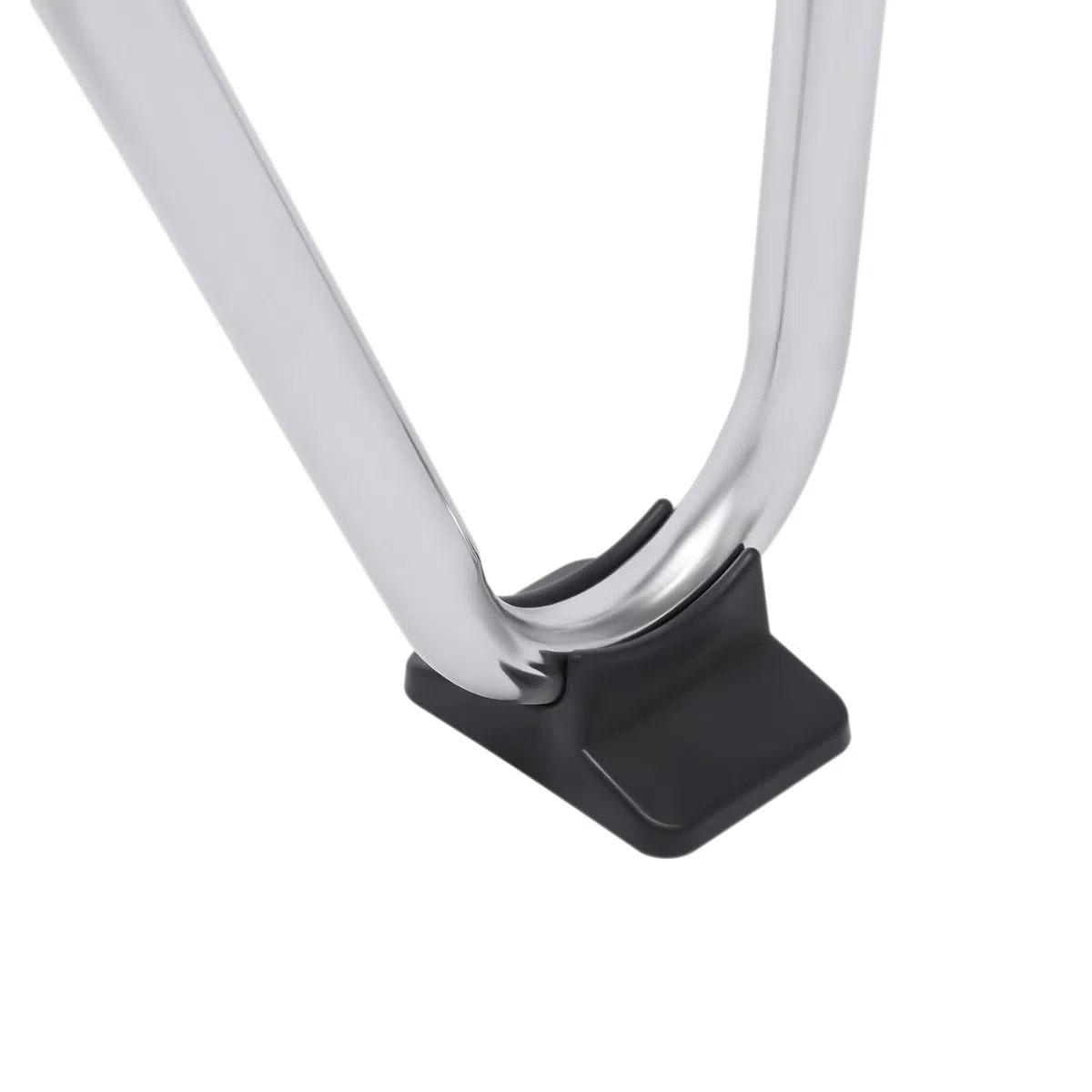 Reposapiés para pedicura, taburete ajustable, con reposapiés y almohadilla de PVC, taburete profesional para el cuidado de los pies para terapeutas y técnicas de uñas en negro