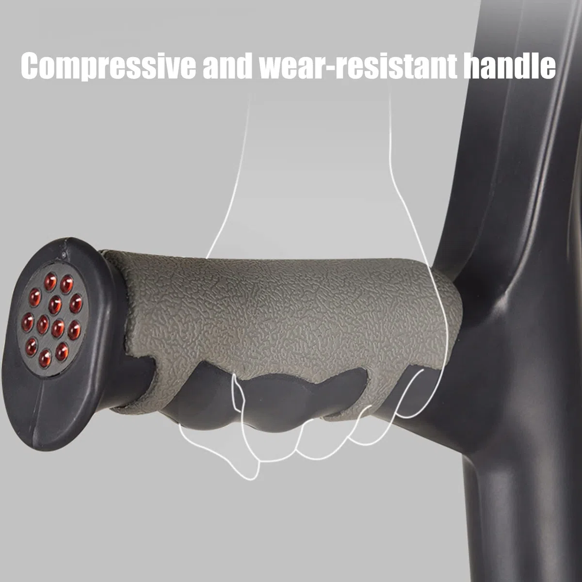 Muleta de antebrazo, muleta de Aluminio Plegable, muleta de Altura Ajustable para Adultos, para Adultos y niños con Alturas de 4'7" - 6'1", Negro/Rosa/Azul