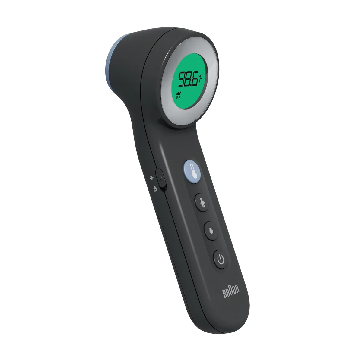 Braun Termómetro 3 en 1 sin tacto – Termómetro sin contacto para adultos, bebés, niños pequeños y niños – resultados rápidos, fiables y precisos