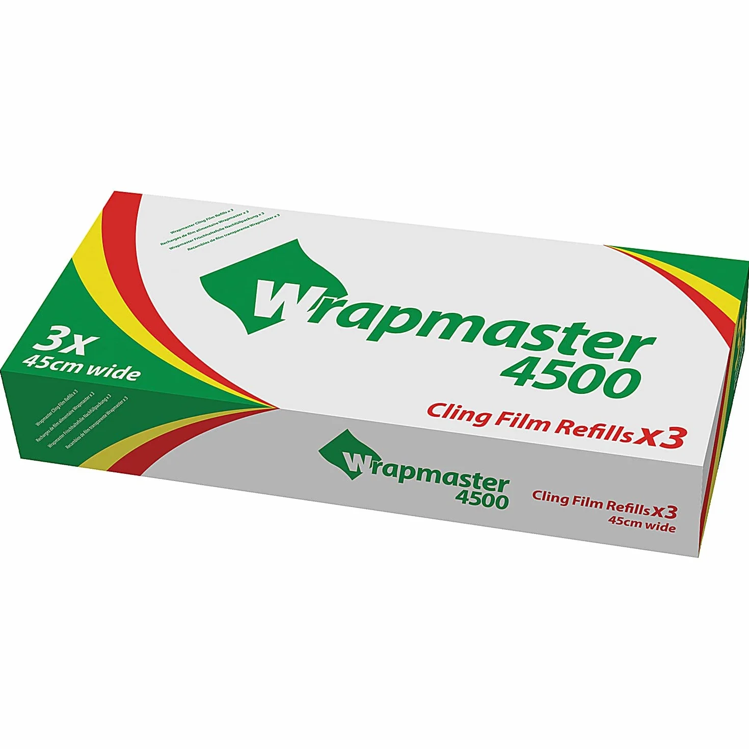 Wrapmaster 31 C81 papel Film recambio, 18 cm, transparente (Pack de 3)