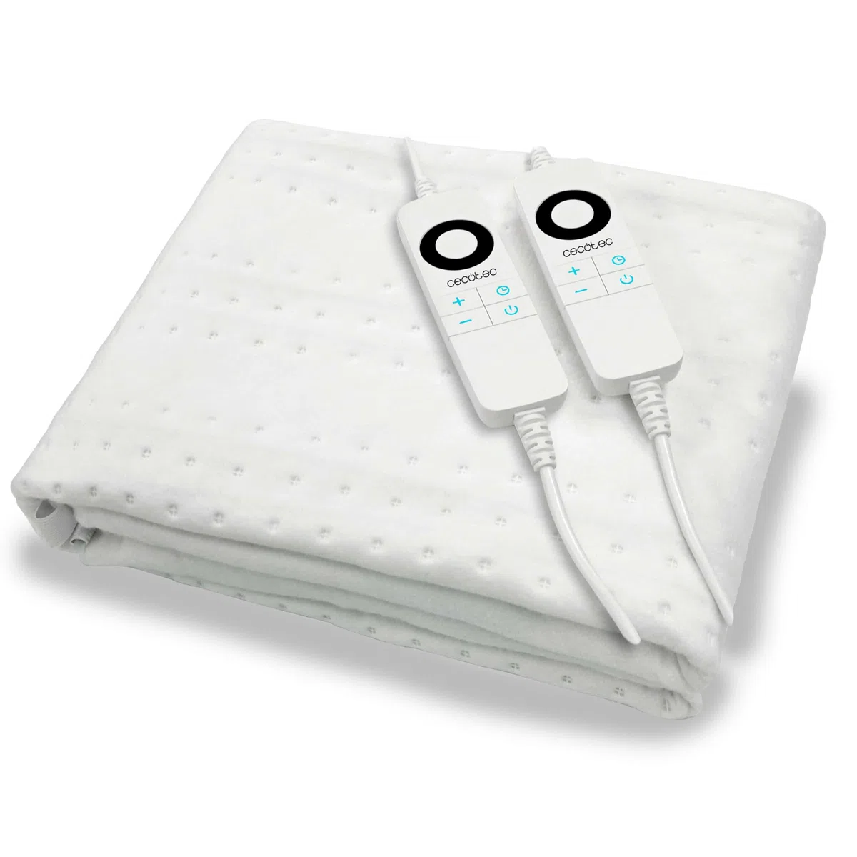 Cecotec Funda Bajera Eléctrica HeatConfort ThermalUnder Double (160 x 140). Manta Bajera Térmica con Apagado Automático y 6 Niveles de Temperatura Ajustables para un Confort Personalizado.