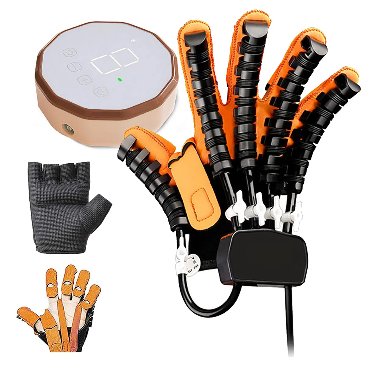 2025 Guantes De Robot De Rehabilitación, Orthosis De Los Dedos, Alivio De La Rigidez De Las Manos, Ayudas Para El Ejercicio De Manos, Guantes De Rehabilitación Del Robot De (Size:XL,Color:Left Hand)