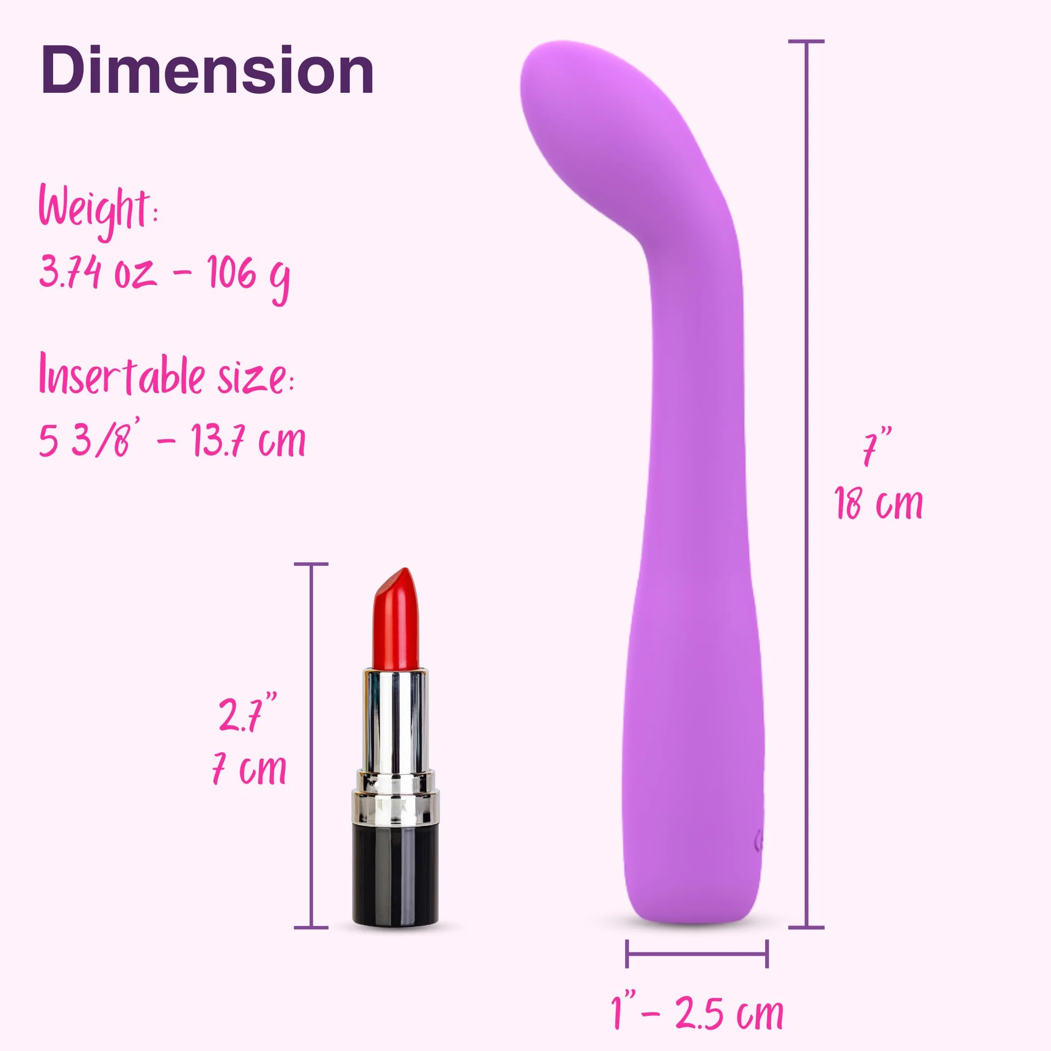 B Swish - BGEE Heat Infinite Deluxe Silicone Rechargeable Vibrator Sweet Lavender