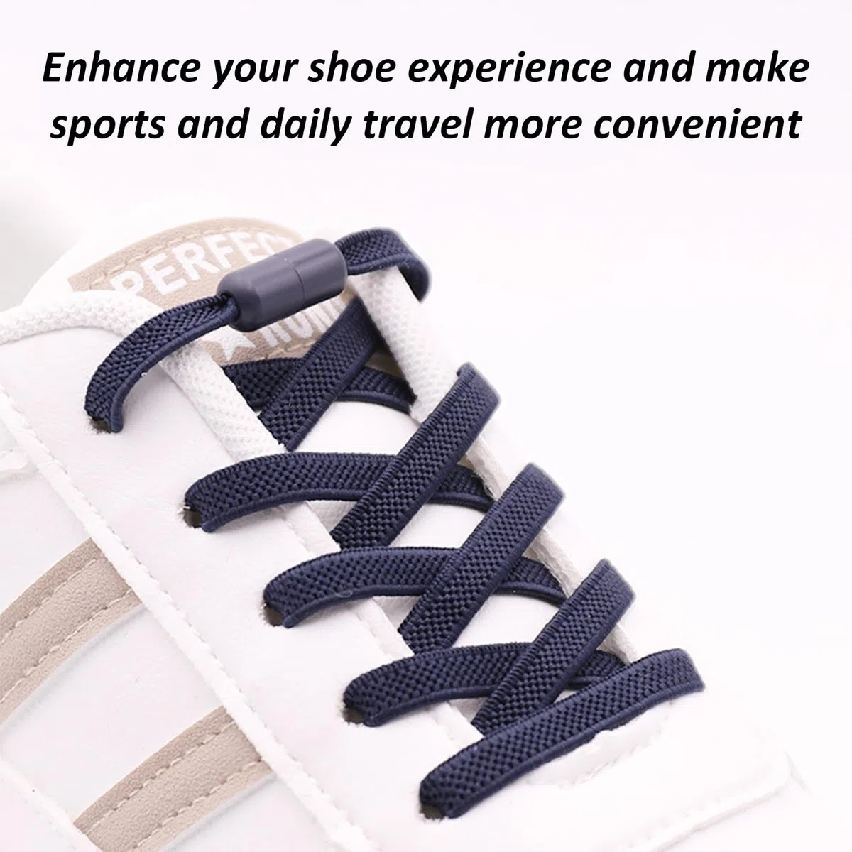 2 Pares De Cordones Elásticos Para Atar Libremente, Fijadores De Hebillas Para Cordones, Accesorios Para Calzado Deportivo, Diseño Ajustable, Adecuados Para Adultos Y Niños.