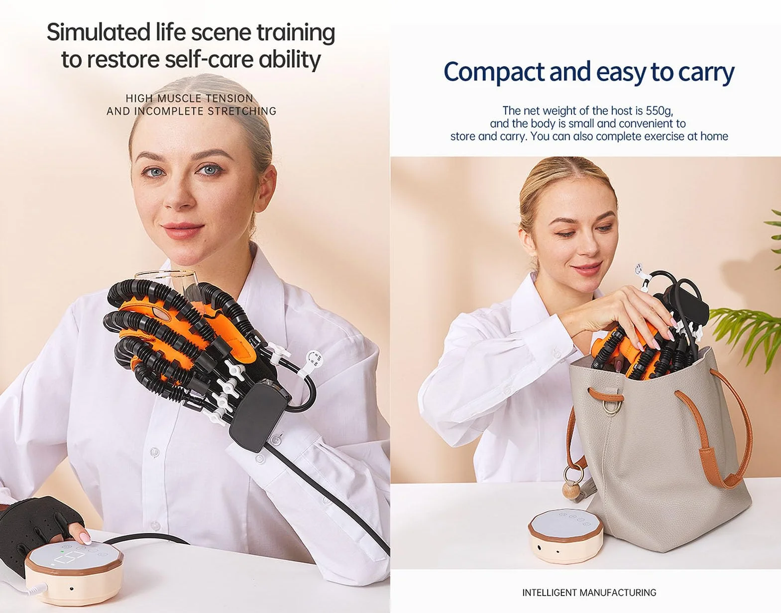 2025 Guantes De Robot De Rehabilitación, Orthosis De Los Dedos, Alivio De La Rigidez De Las Manos, Ayudas Para El Ejercicio De Manos, Guantes De Rehabilitación Del Robot De (Size:XL,Color:Left Hand)