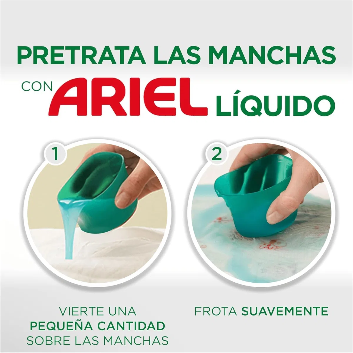Ariel Detergente Lavadora Liquido 160 Lavados (4x40), Original, Jabon Limpieza Mejorada en Ciclos Mas Frios con la Exclusiva Tecnologia de Limpieza en Frio
